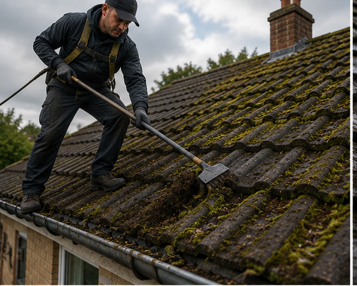 Roof Moss Removal in Cardiff and South Wales